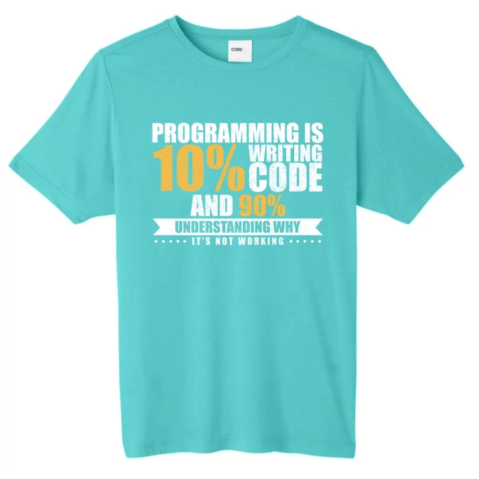 Funny Programming Quote Gift Programmer Software Developer Gift ChromaSoft Performance T-Shirt