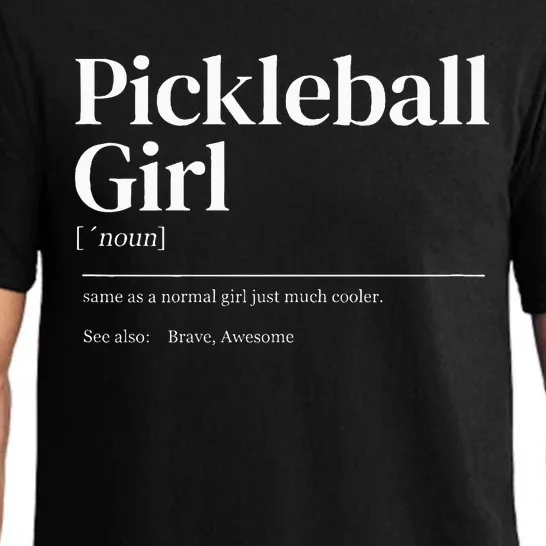 Funny Pickleball Quote Definition Pajama Set