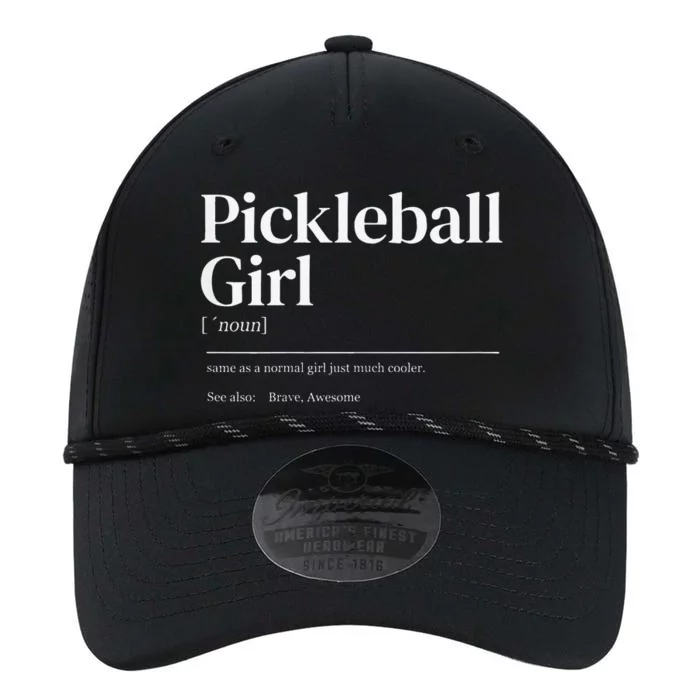 Funny Pickleball Quote Definition Woman Girl Performance The Dyno Cap