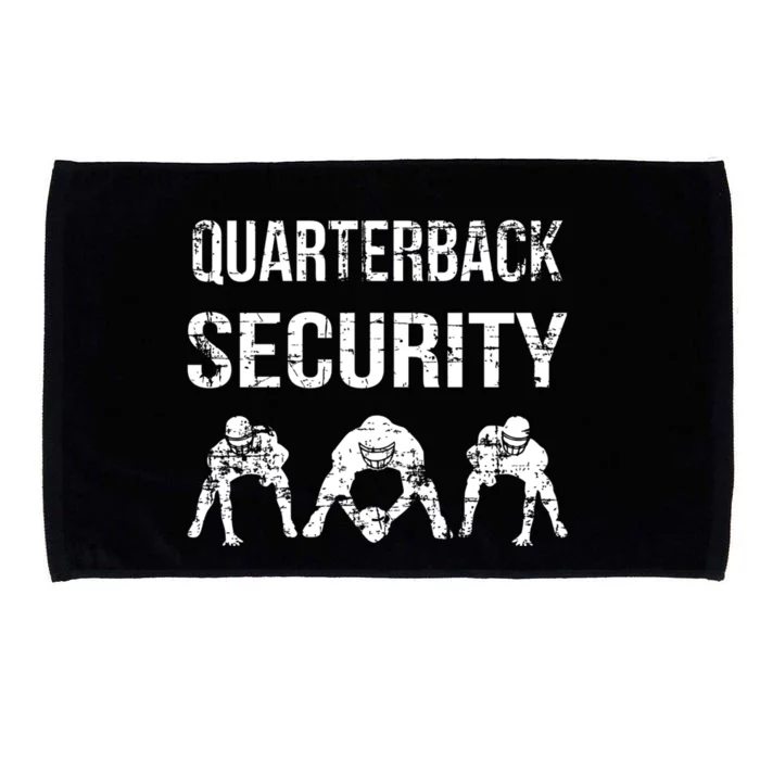 Funny Player Quarterback Security Offensive Lineman Football Microfiber Hand Towel