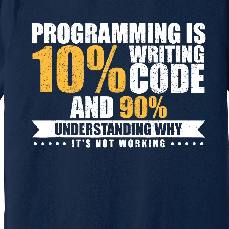 Funny Programming Quote Gift Programmer Software Developer Premium T-Shirt