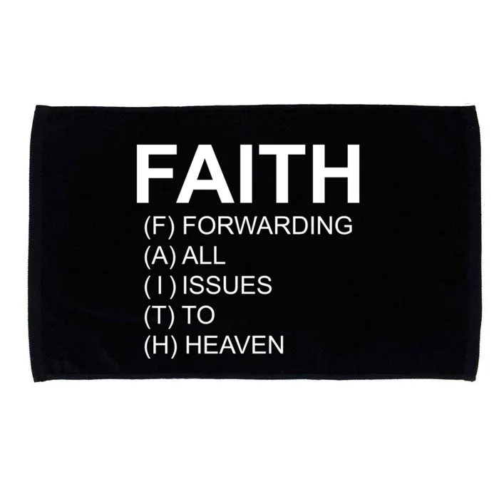 Faith Prayer Quote Microfiber Hand Towel