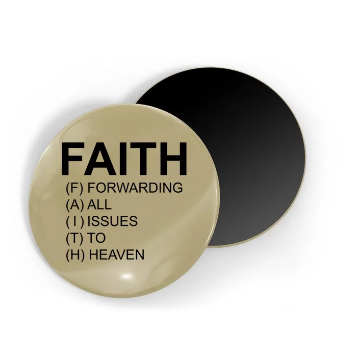 Faith Prayer Quote Magnet