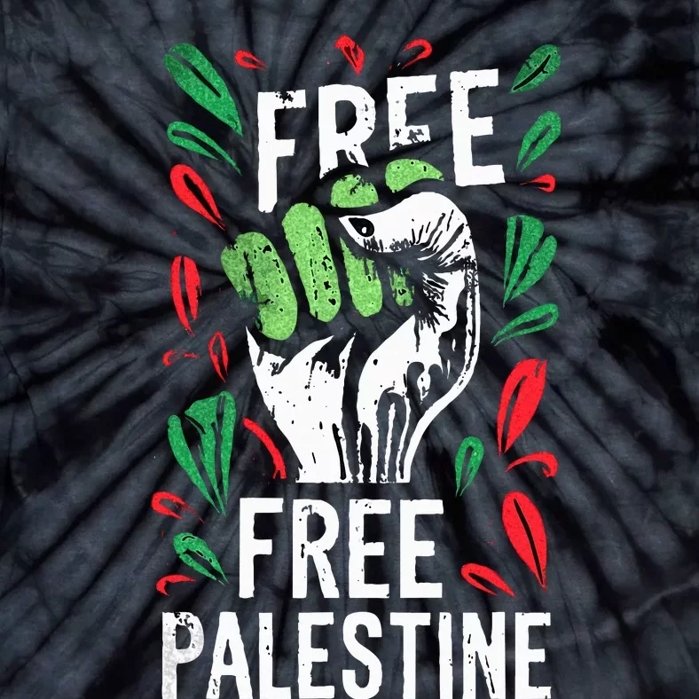 free palestine quote a raise hand design a Save Gaza vintage Tie-Dye T-Shirt