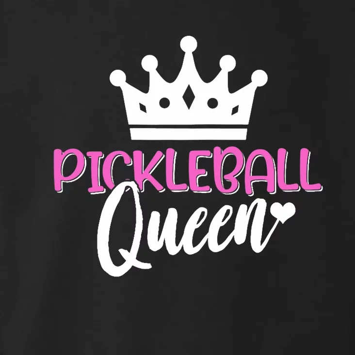 Funny Pickleball Queen Graphic For Wo Pickleball Player Toddler Hoodie