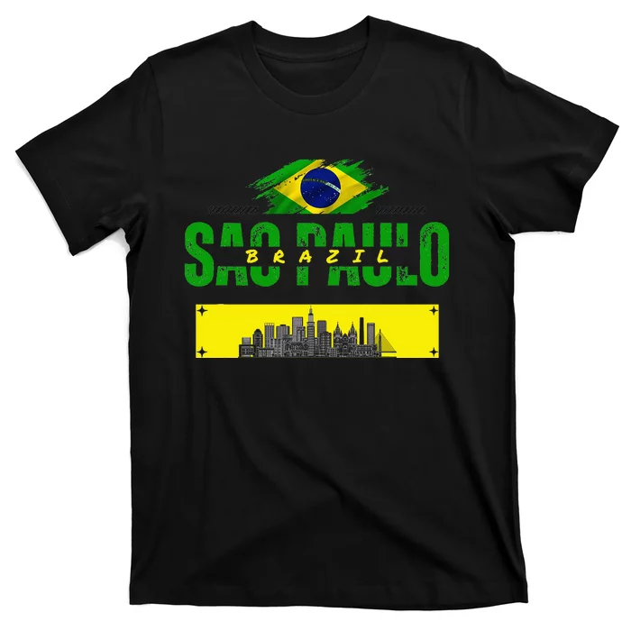 Funnysao Paulo Quote Custom Sao Paulo Brasil T-Shirt