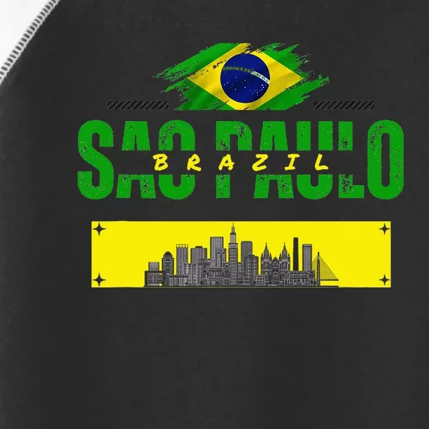 Funnysao Paulo Quote Custom Sao Paulo Brasil Toddler Fine Jersey T-Shirt