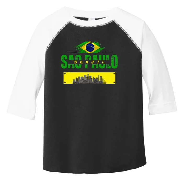 Funnysao Paulo Quote Custom Sao Paulo Brasil Toddler Fine Jersey T-Shirt