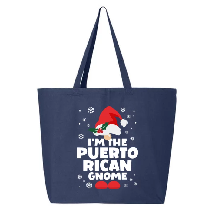 Funny Puerto Rican Gnome Family Matching Group Christmas 25L Jumbo Tote