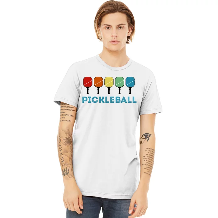 Funny Pickleball Retro Vintage Premium T-Shirt