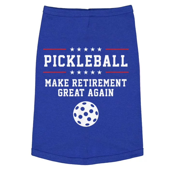 Funny Pickleball Retirement For Dad Grandpa Doggie Tank