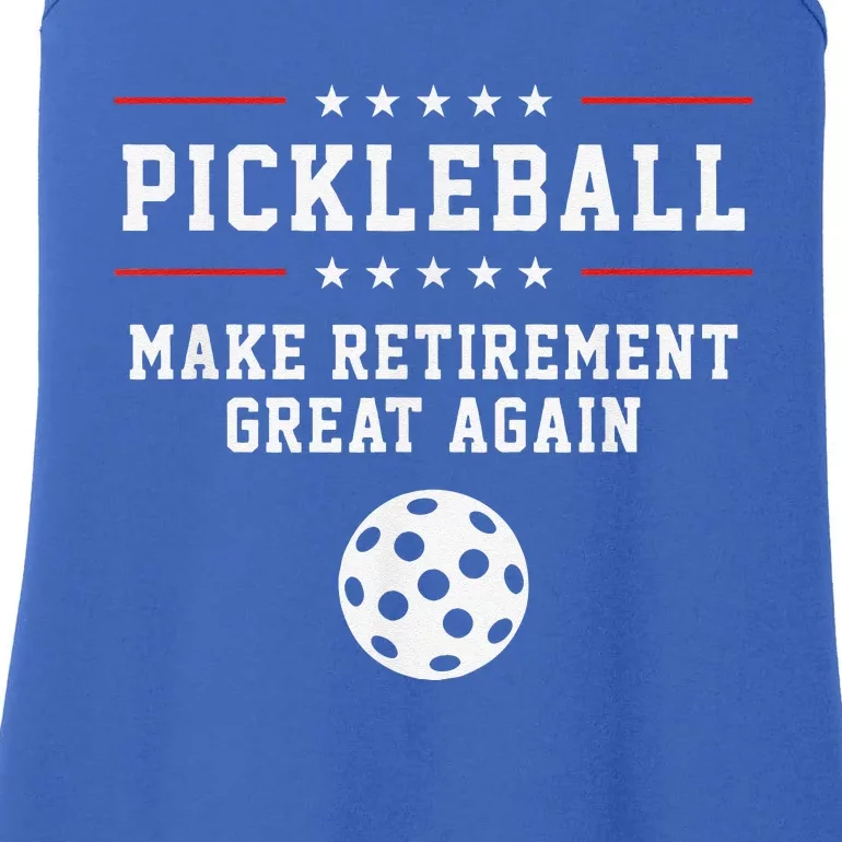 Funny Pickleball Retirement For Dad Grandpa Ladies Essential Tank