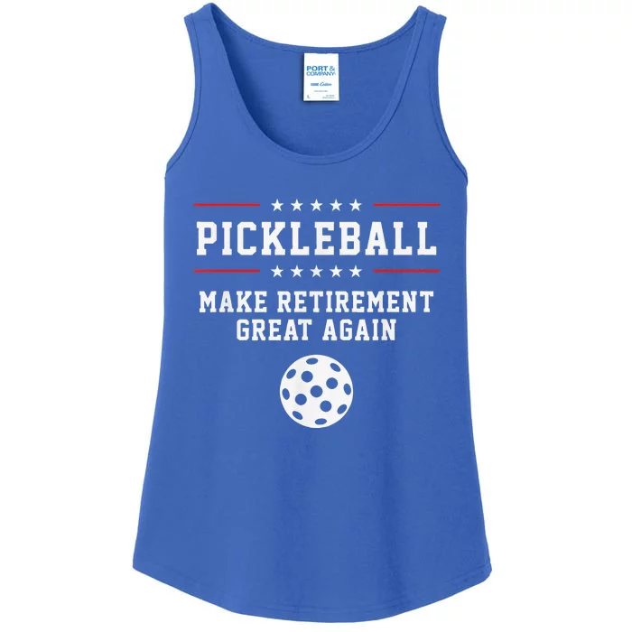 Funny Pickleball Retirement For Dad Grandpa Ladies Essential Tank