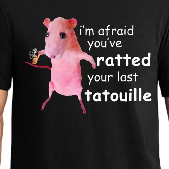 Funny Pink Rat IM Afraid YouVe Ratted Your Last Pajama Set