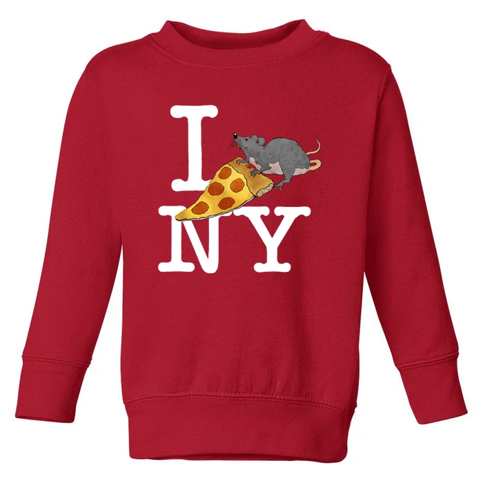 Funny Pizza Rat Ronic Toddler Sweatshirt