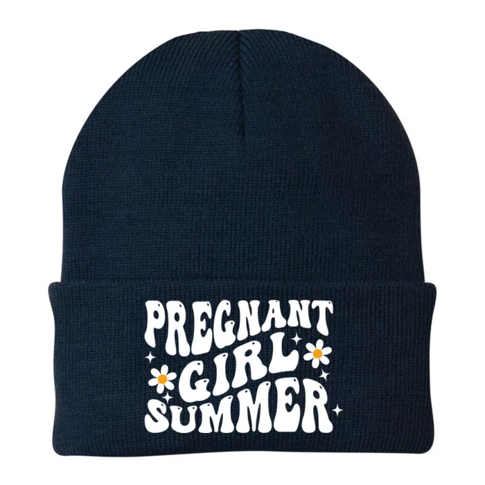 Funny Pregnancy Reveal Pregnant Girl Summer Baby Shower Knit Cap Winter Beanie