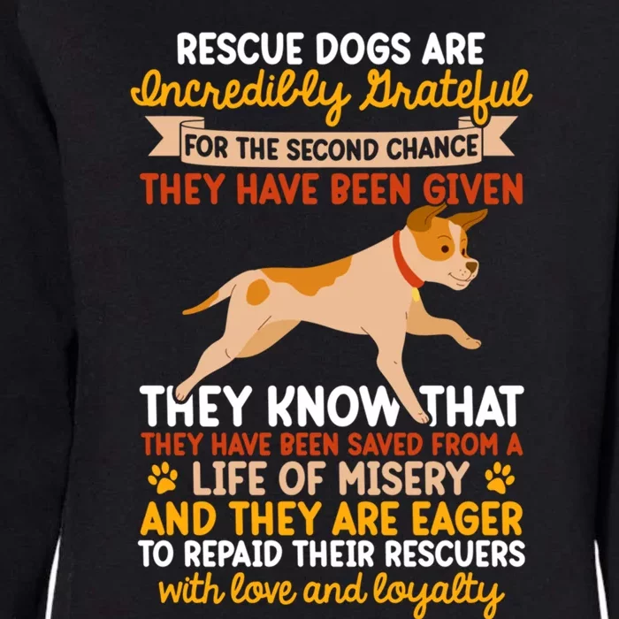 Foster Parent Rescue Dogs National Rescue Dog Day Gift Womens California Wash Sweatshirt