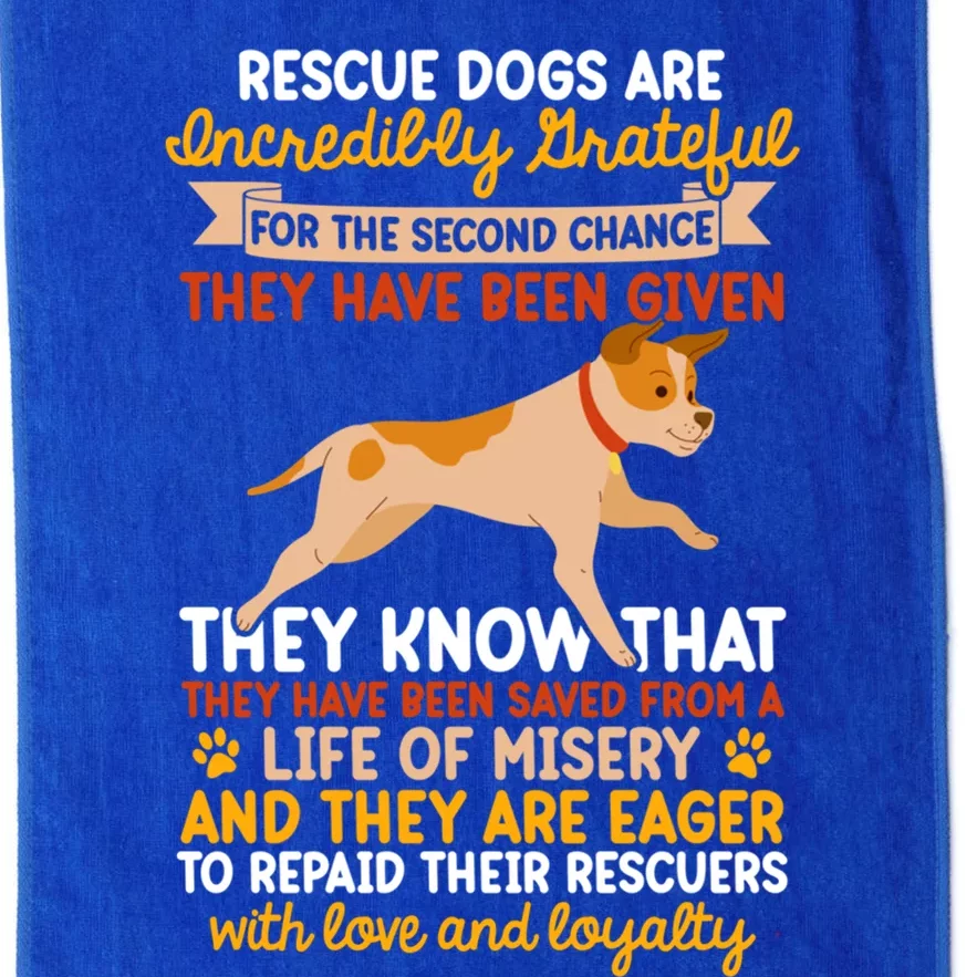 Foster Parent Rescue Dogs National Rescue Dog Day Gift Platinum Collection Golf Towel