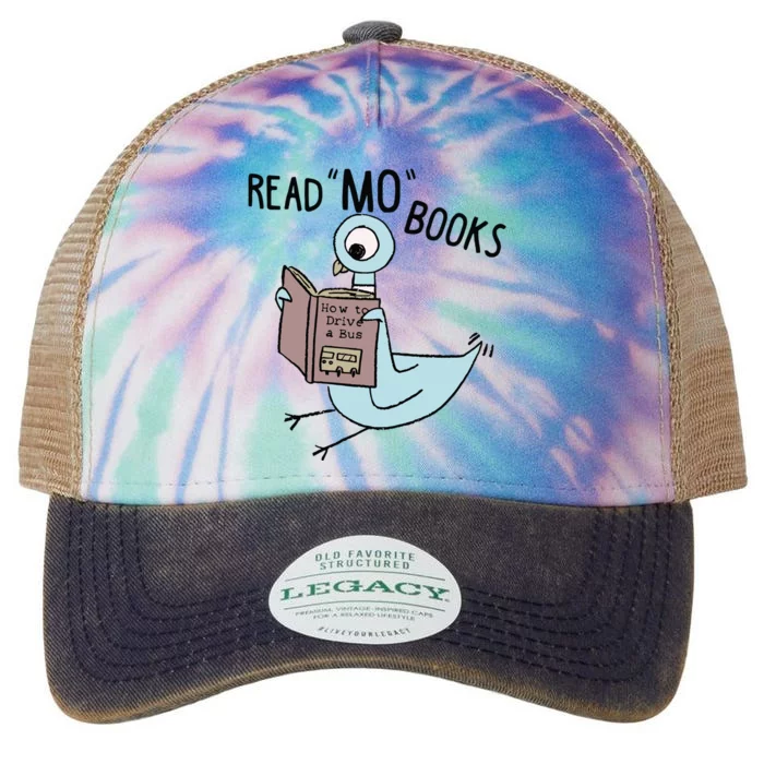 Funny Pigeon Read Mo Books Legacy Tie Dye Trucker Hat