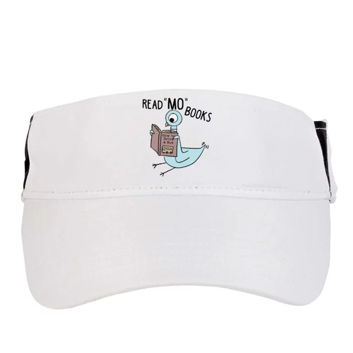 Funny Pigeon Read Mo Books Adult Drive Performance Visor