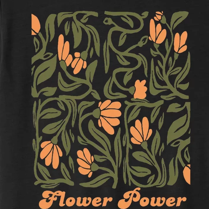 Flower Power Retro 60s & 70s Vibe ChromaSoft Performance T-Shirt