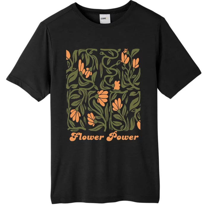 Flower Power Retro 60s & 70s Vibe ChromaSoft Performance T-Shirt