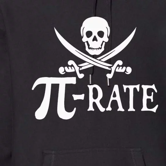 Funny Pi Rate Pirate Pi Day Vintage Math Teacher Retro Premium Hoodie