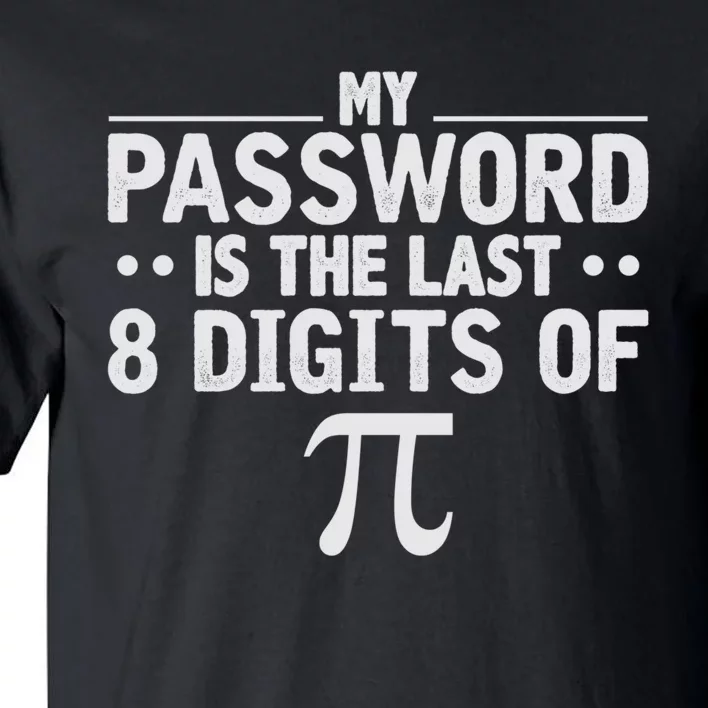 Funny Pi Shirt Math Lover Gift Long Sleeve Tall T-Shirt