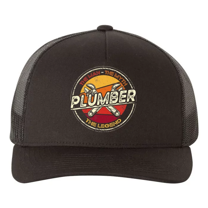 Funny Plumbing Saying Pipefitter & Plumber Yupoong Adult 5-Panel Trucker Hat