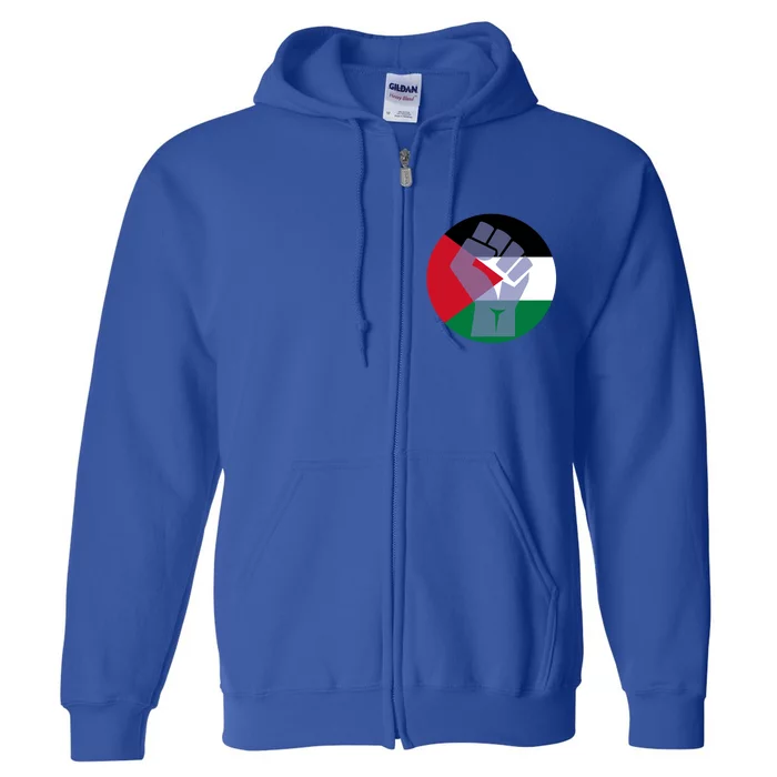 Free Palestine Stand With Palestine Gift Full Zip Hoodie