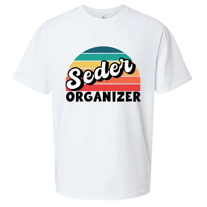 Funny Passover Seder Organizer Jewish Passover Leader Sueded Cloud Jersey T-Shirt