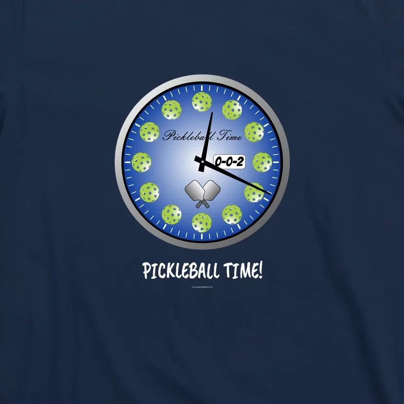 Fun Pickleball Shirt, Pickleball Time, Pickleball Clock T-Shirt