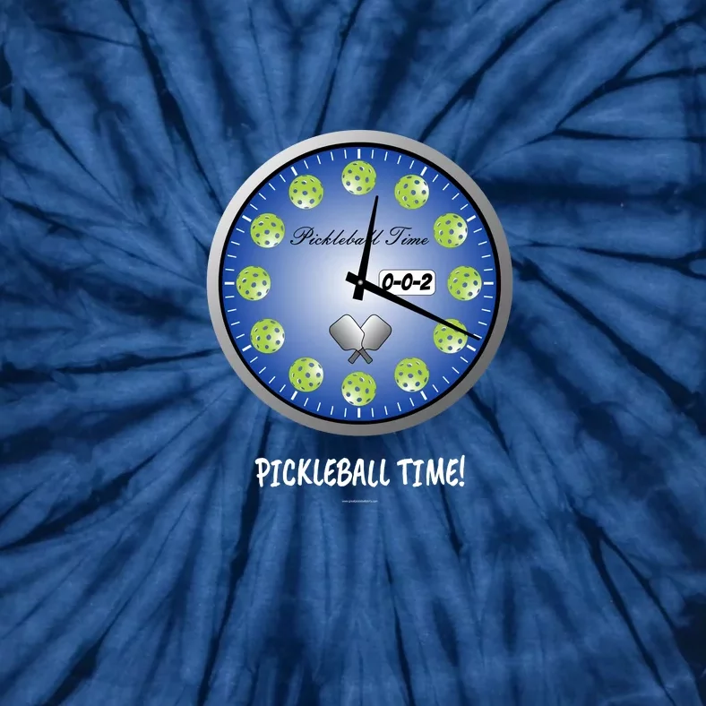 Fun Pickleball Shirt, Pickleball Time, Pickleball Clock Tie-Dye T-Shirt