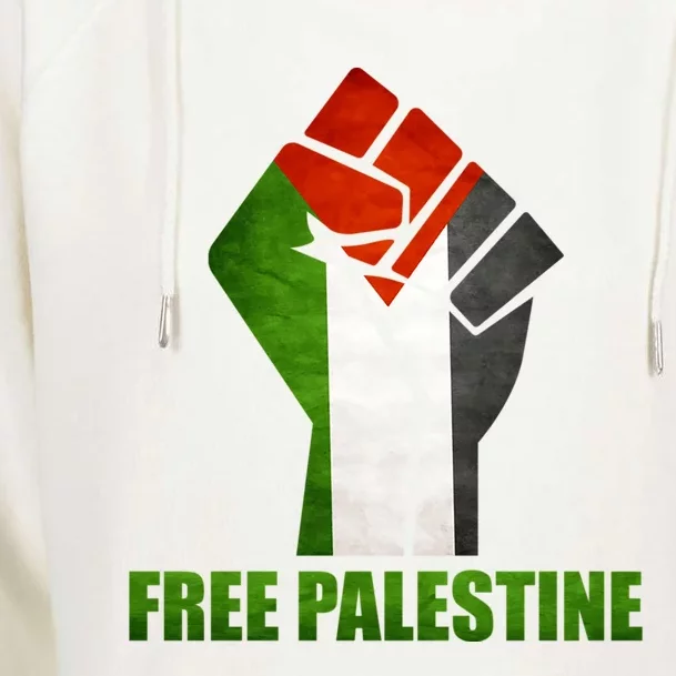 Free Palestine Supports Palestine And Arab Gift Womens Funnel Neck Pullover Hood