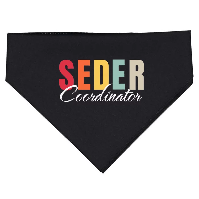 Funny Passover Seder Coordinator Jewish Passover Leader USA-Made Doggie Bandana