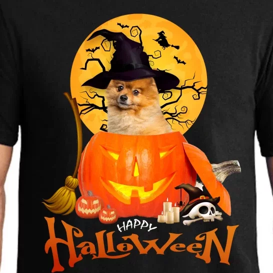 Funny Pomeranian Spooky Halloween Pajama Set