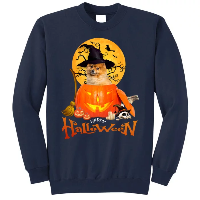 Funny Pomeranian Spooky Halloween Tall Sweatshirt