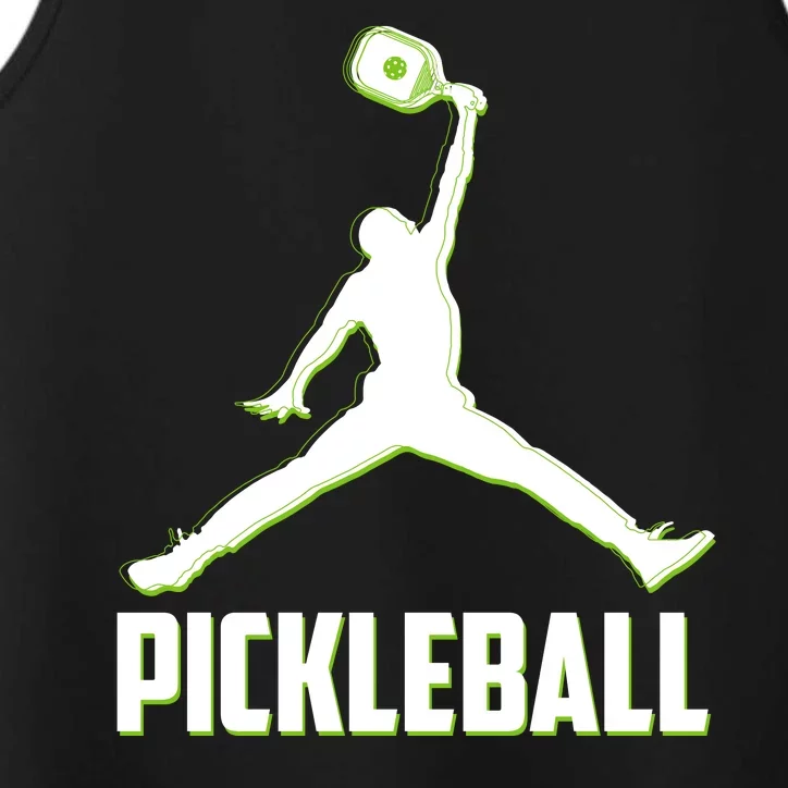 Funny Pickleball Sports Logo Performance Tank