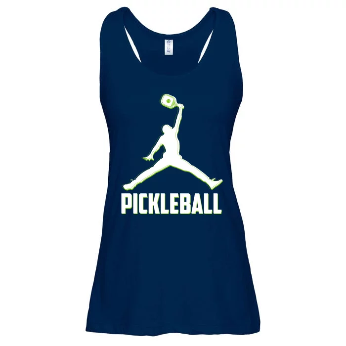 Funny Pickleball Sports Logo Ladies Essential Flowy Tank