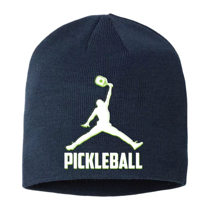 Funny Pickleball Sports Logo 8 1/2in Sustainable Knit Beanie