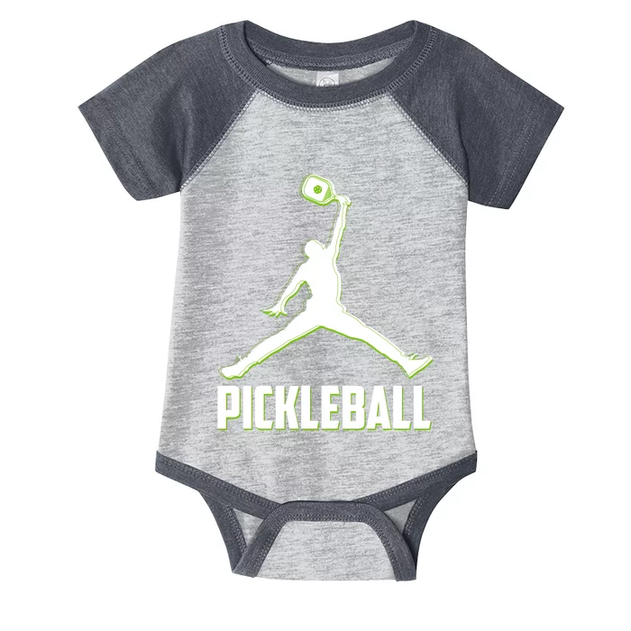 Funny Pickleball Sports Logo Infant Baby Jersey Bodysuit