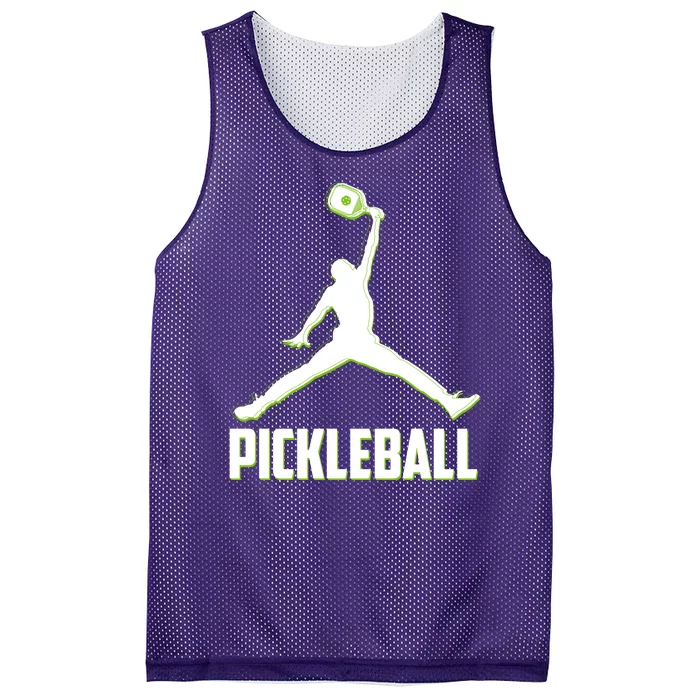 Funny Pickleball Sports Logo Mesh Reversible Basketball Jersey Tank