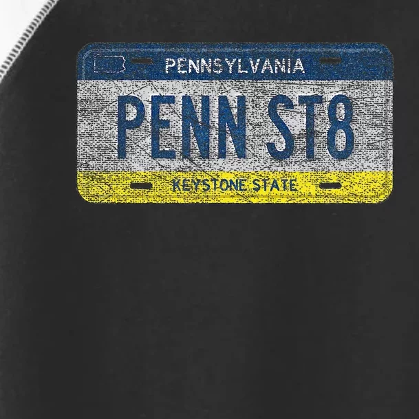 Funny Pa State Vanity License Plate Penn St8 Toddler Fine Jersey T-Shirt