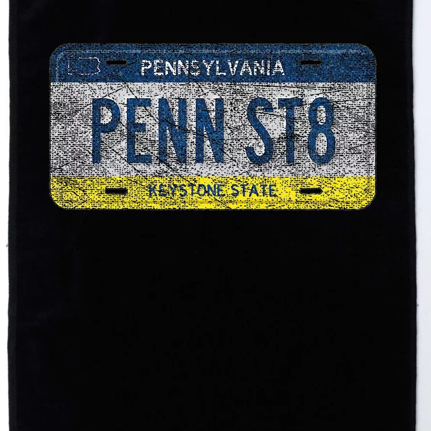 Funny Pa State Vanity License Plate Penn St8 Platinum Collection Golf Towel