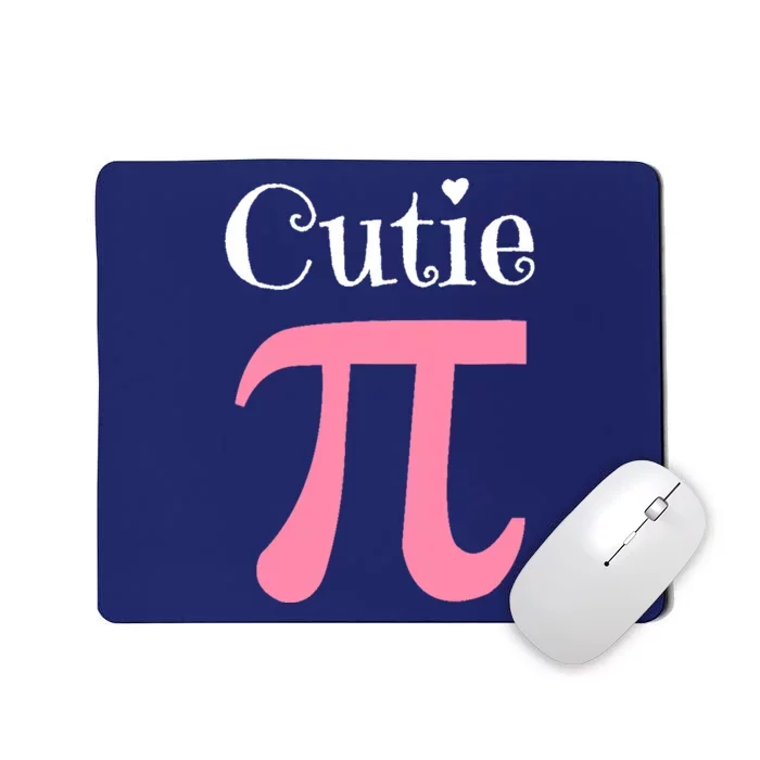 Funny Pi Symbol Cutie Pie National Pi Day Tee Gift Mousepad