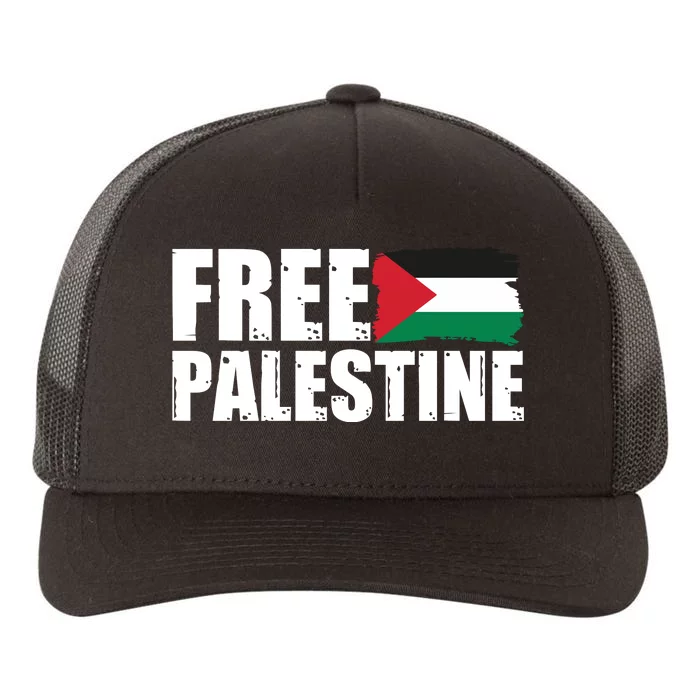 Free Palestine Support Stand With Palestine Yupoong Adult 5-Panel Trucker Hat