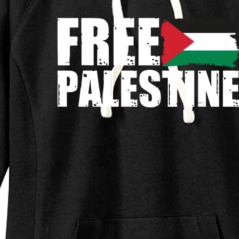 Free Palestine Support Stand With Palestine Women's Fleece Hoodie