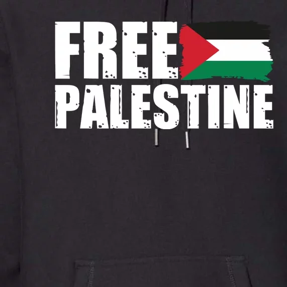 Free Palestine Support Stand With Palestine Premium Hoodie