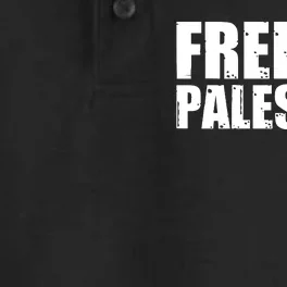 Free Palestine Support Stand With Palestine Dry Zone Grid Performance Polo