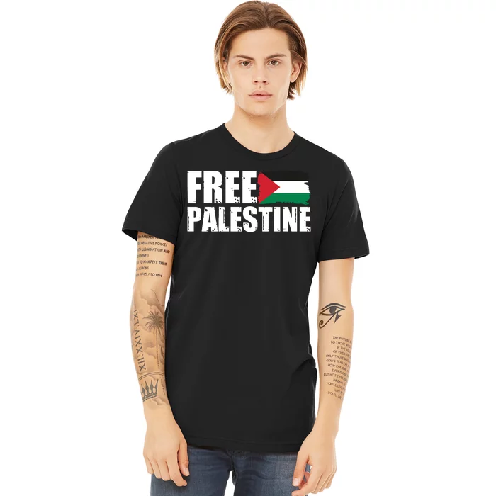 Free Palestine Support Stand With Palestine Premium T-Shirt